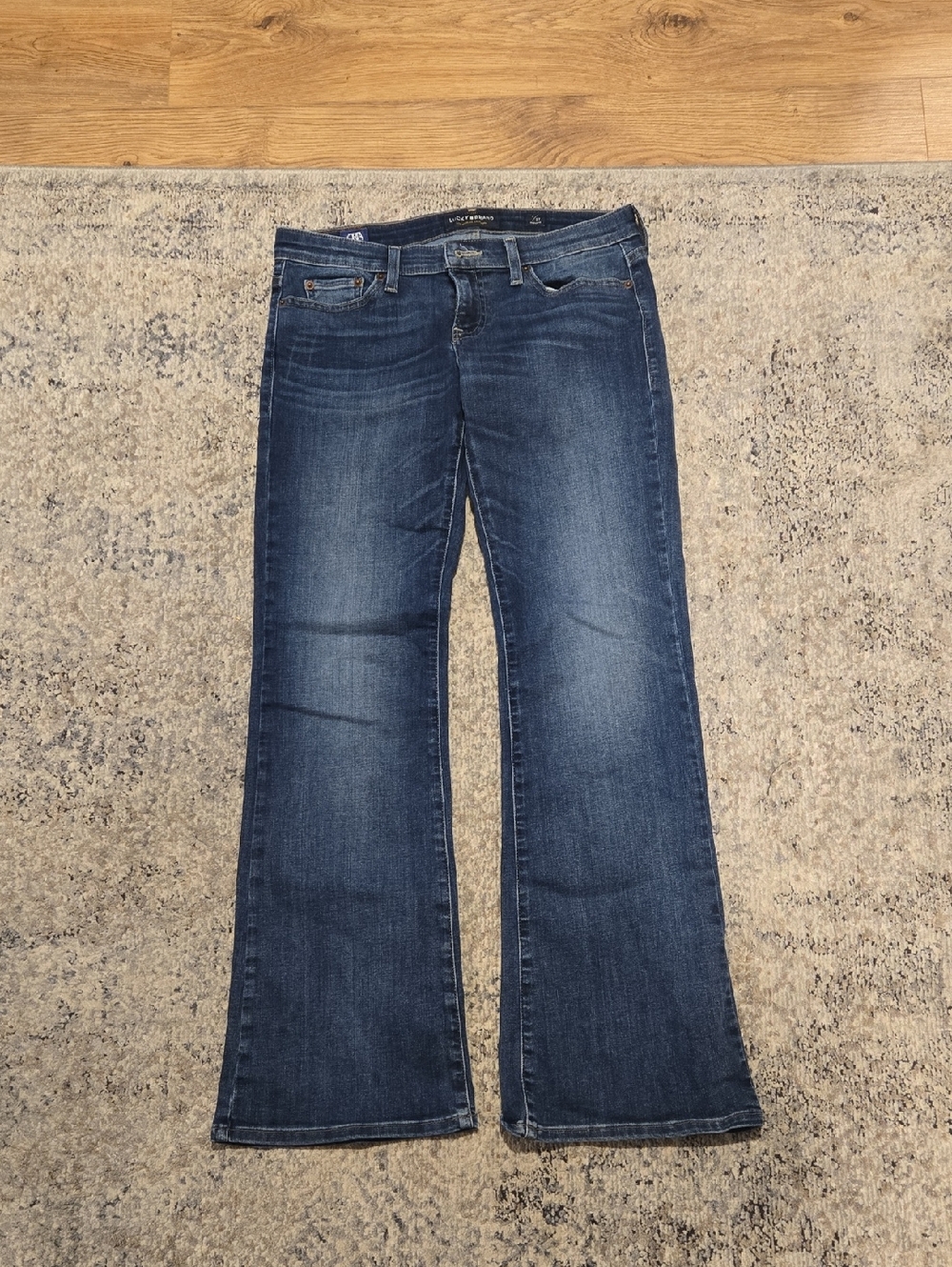 Lucky Brand Dark Indigo Flare Jeans